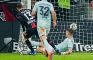 Alario's goal stood after review from video officials